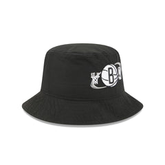Brooklyn Nets Nylon Logo Bucket Hat