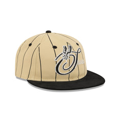 San Antonio Spurs Pinstripe Script Retro Crown 9FIFTY Adjustable Hat