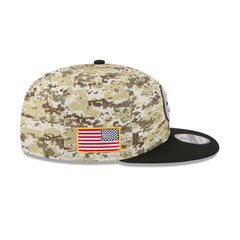 Pittsburgh Steelers 2025 Salute to Service Fan Gear 9FIFTY Snapback Hat