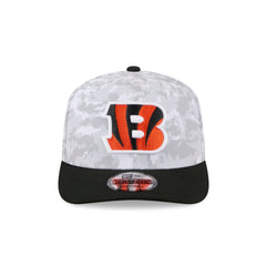 Cincinnati Bengals 2025 Salute to Service Fan Gear 9SEVENTY Stretch-Snap Hat