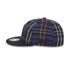 Dallas Cowboys Grunge Plaid Retro Crown 9FIFTY Adjustable Hat