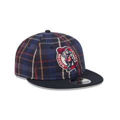 Boston Celtics Grunge Plaid Retro Crown 9FIFTY Adjustable Hat