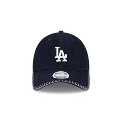 Los Angeles Dodgers Navy Denim Stitch Women's 9TWENTY Adjustable Hat