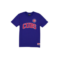 Chicago Cubs Throwback Applique Pinstripe T-Shirt