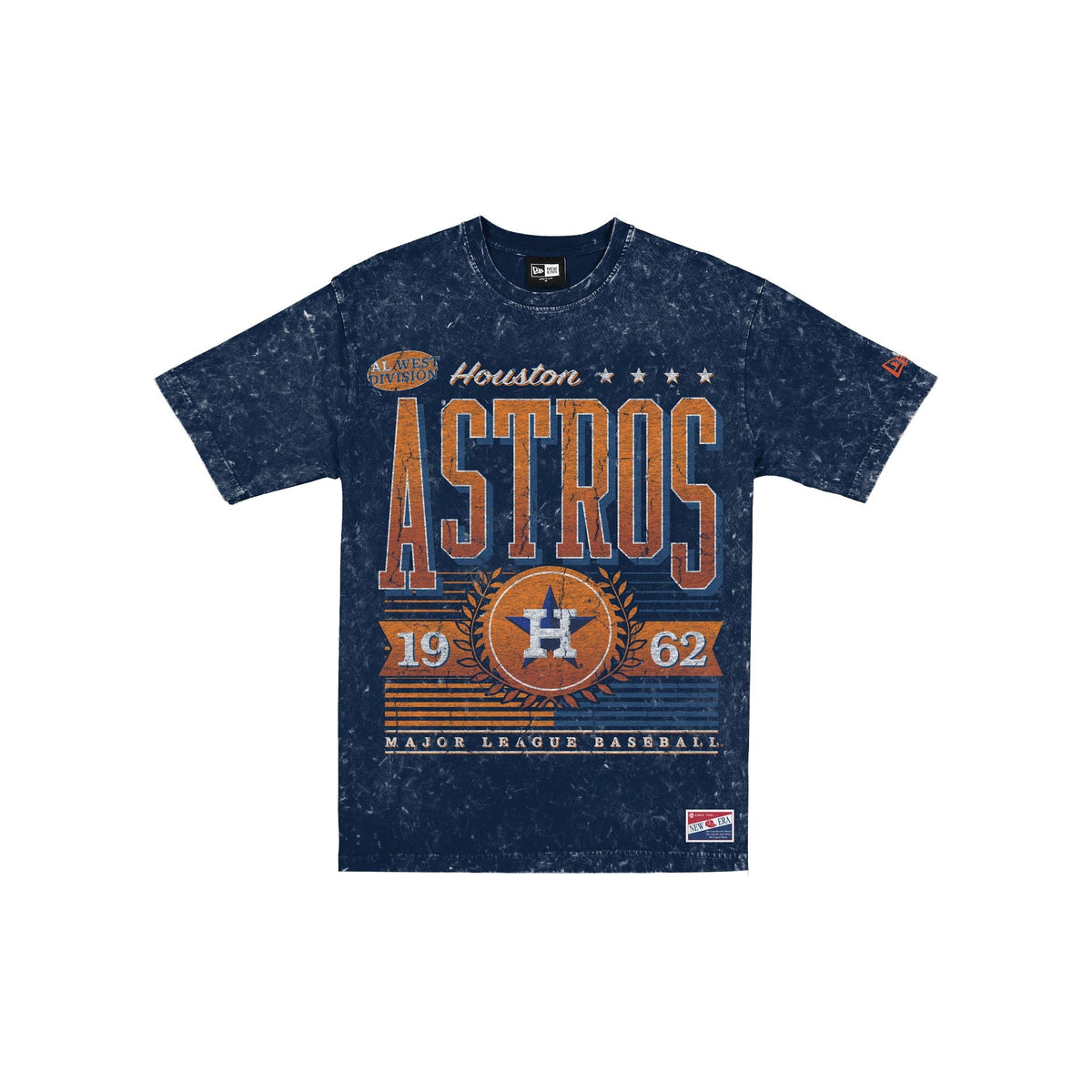 Houston Astros Throwback Vintage Wash T-Shirt