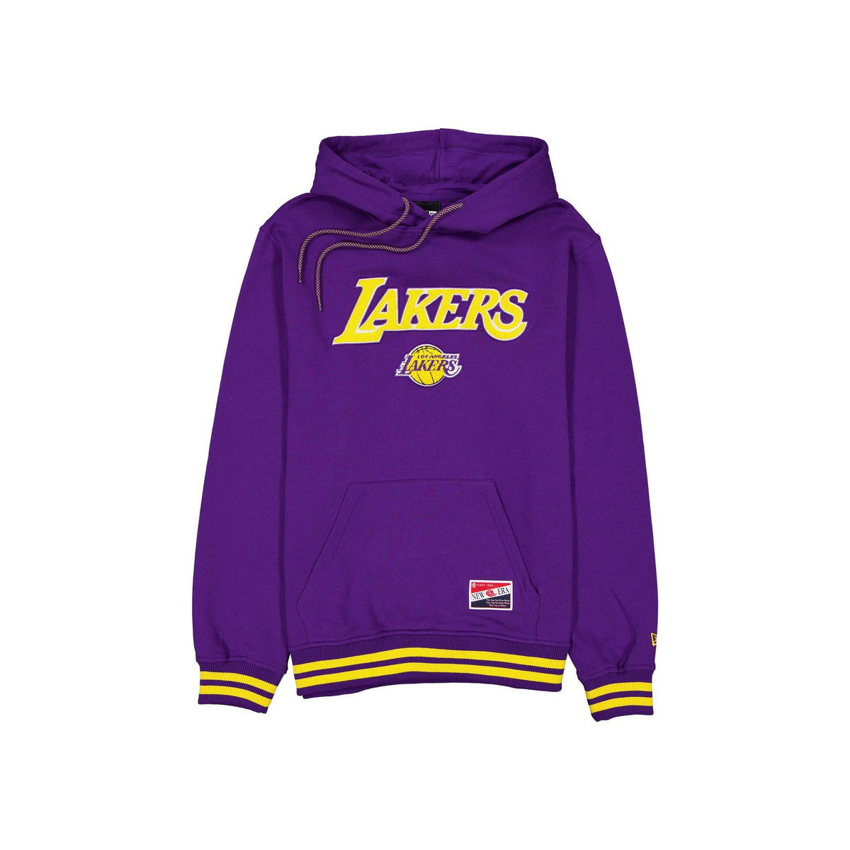 Los Angeles Lakers Throwback Felt Logo Hoodie