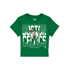 Boston Celtics Leisure Women's Shrunken Cropped T-Shirt