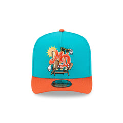 Miami Dolphins Cartoon 9FIFTY A-Frame Snapback Hat