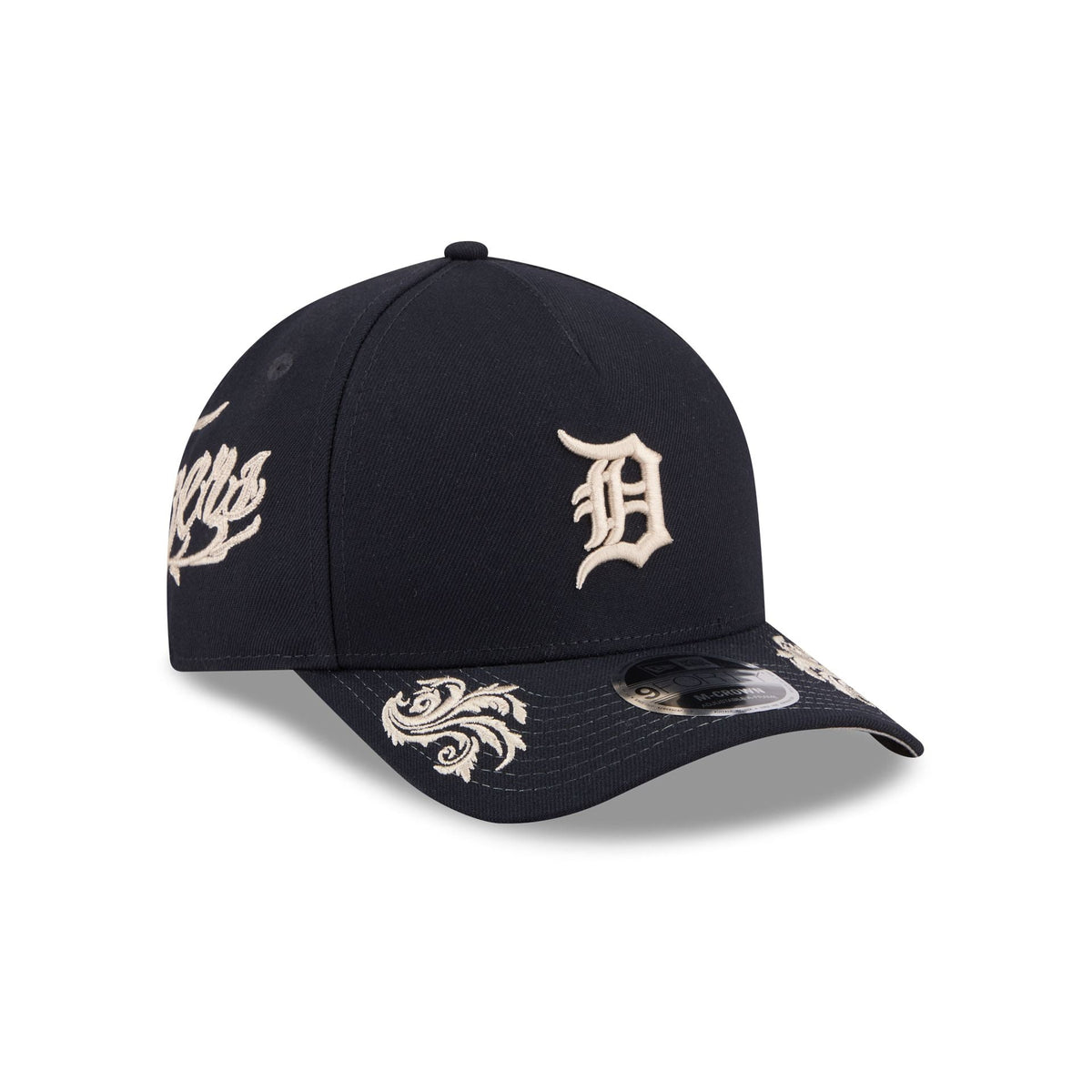 Detroit Tigers Script 9FORTY M-Crown A-Frame Snapback Hat