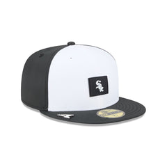 Chicago White Sox 2026 Clubhouse Black & White 59FIFTY Fitted Hat