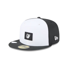 Baltimore Orioles 2026 Clubhouse Black & White 59FIFTY Fitted Hat