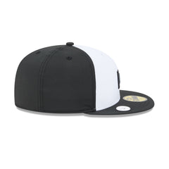 Los Angeles Dodgers 2026 Clubhouse Black & White 59FIFTY Fitted Hat