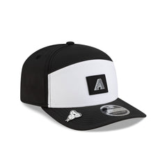 Arizona Diamondbacks 2026 Clubhouse Black & White Split Panel 9SEVENTY Stretch-Snap Hat