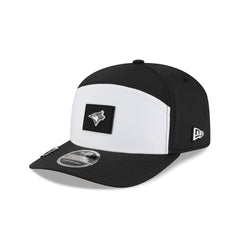 Toronto Blue Jays 2026 Clubhouse Black & White Split Panel 9SEVENTY Stretch-Snap Hat