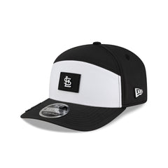 St. Louis Cardinals 2026 Clubhouse Black & White Split Panel 9SEVENTY Stretch-Snap Hat