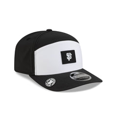 San Francisco Giants 2026 Clubhouse Black & White Split Panel 9SEVENTY Stretch-Snap Hat