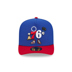 Philadelphia 76ers Cartoon 59FIFTY A-Frame Fitted Hat