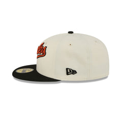 Baltimore Orioles Two Tone Stitch 59FIFTY Fitted Hat