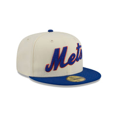 New York Mets Two Tone Stitch 59FIFTY Fitted Hat