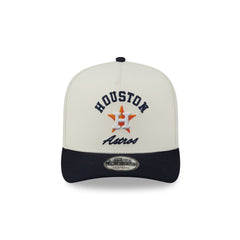 Houston Astros Arched Chrome White 9FIFTY A-Frame Snapback Hat