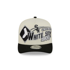Chicago White Sox Chrome White Classic 9FIFTY A-Frame Snapback Hat