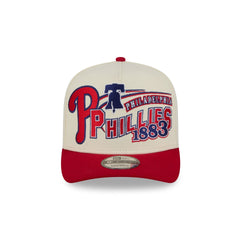Philadelphia Phillies Chrome White Classic 9FIFTY A-Frame Snapback Hat