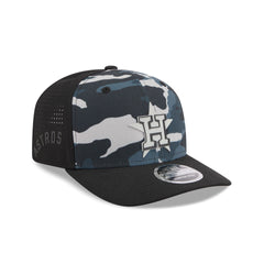 Houston Astros Black Camo Performance 9SEVENTY Stretch-Snap Hat