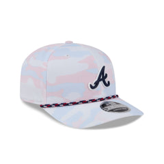 Atlanta Braves White Camo Performance Rope 9SEVENTY Stretch-Snap Hat