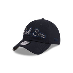 Boston Red Sox Rhinestone Script Casual Classic Adjustable Hat