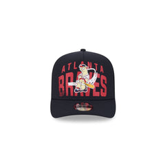 Atlanta Braves Logo Fade Kids 9FIFTY A-Frame Trucker Hat