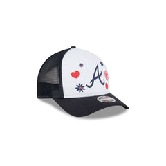 Atlanta Braves Play Kids 9FORTY M-Crown A-Frame Trucker Hat