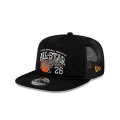 Alpha Industries 2026 NBA All-Star Game Black 9FIFTY A-Frame Trucker Hat