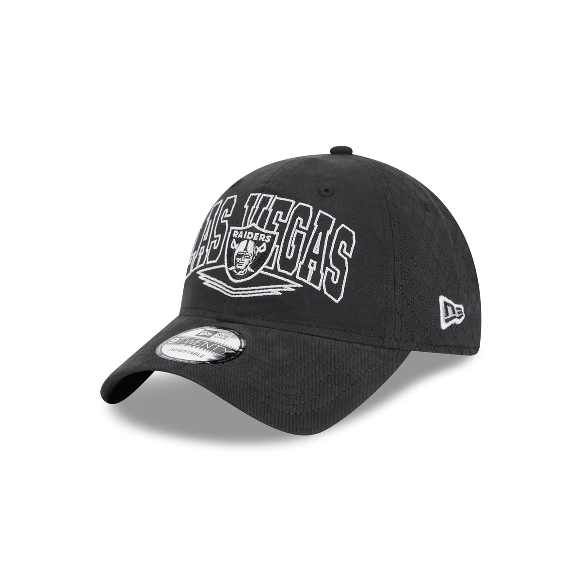Las Vegas Raiders Quilted Wordmark 9TWENTY Adjustable Hat