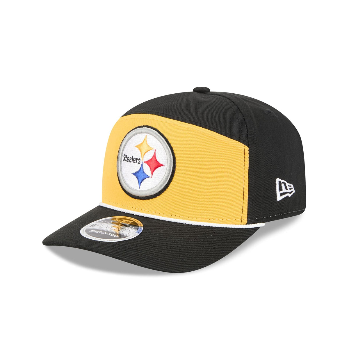 Pittsburgh Steelers Split Panel 9SEVENTY Stretch-Snap Hat