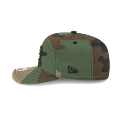 Houston Astros Property of Patch Camo Split Panel 9SEVENTY Stretch-Snap Hat