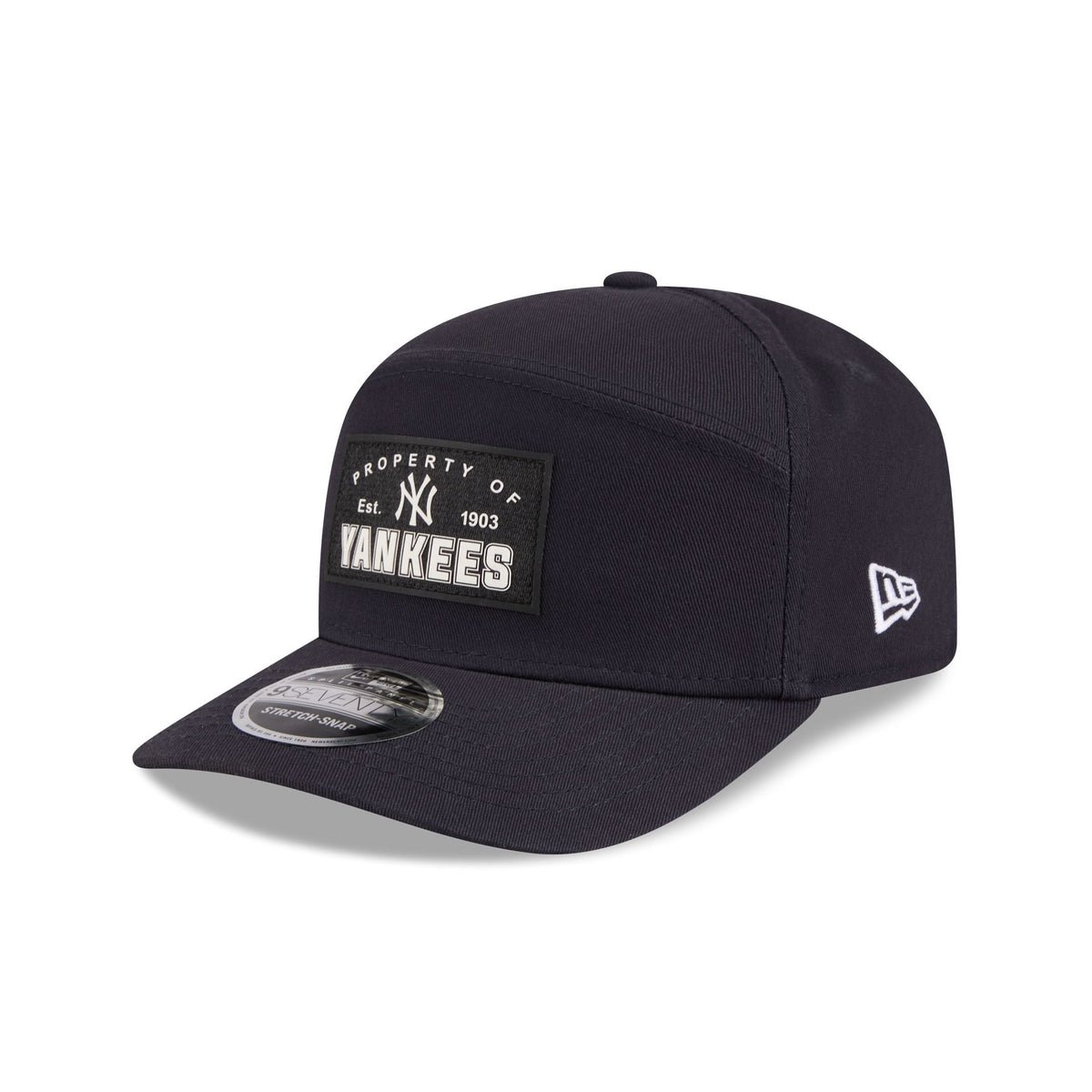 New York Yankees Property of Patch Split Panel 9SEVENTY Stretch-Snap Hat