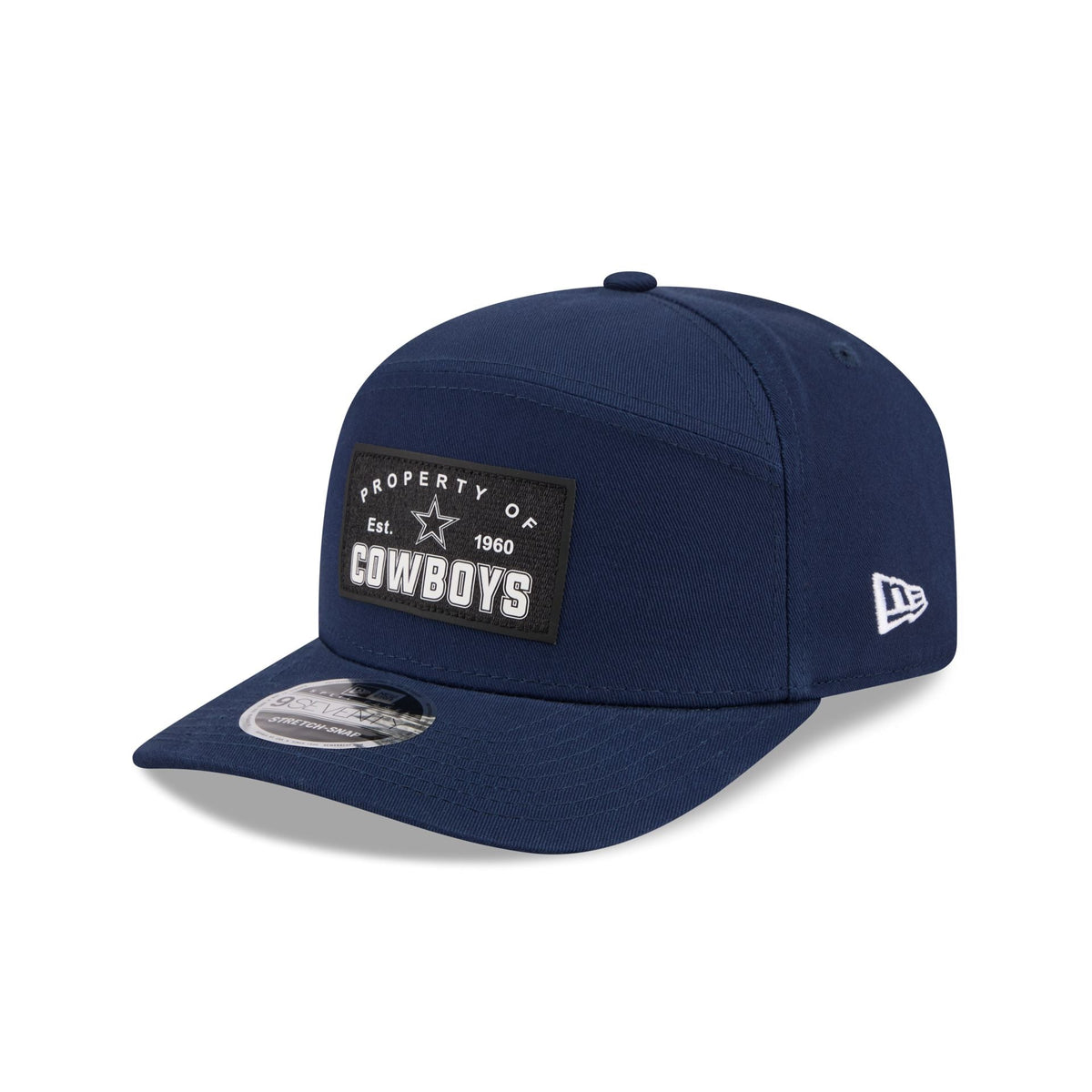 Dallas Cowboys Property of Patch Split Panel 9SEVENTY Stretch-Snap Hat