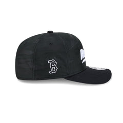 Boston Red Sox Black Camo Split Panel 9SEVENTY Stretch-Snap Hat