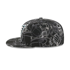 Philadelphia Eagles Cap Scramble 59FIFTY Fitted Hat