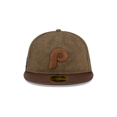Philadelphia Phillies Utility Linen Retro Crown 59FIFTY Fitted Hat