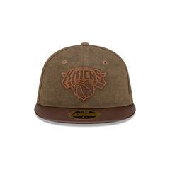 New York Knicks Utility Linen Retro Crown 59FIFTY Fitted Hat