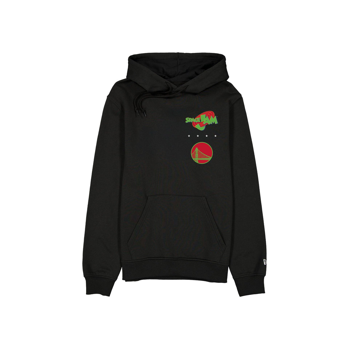 Space Jam x Golden State Warriors Black Hoodie