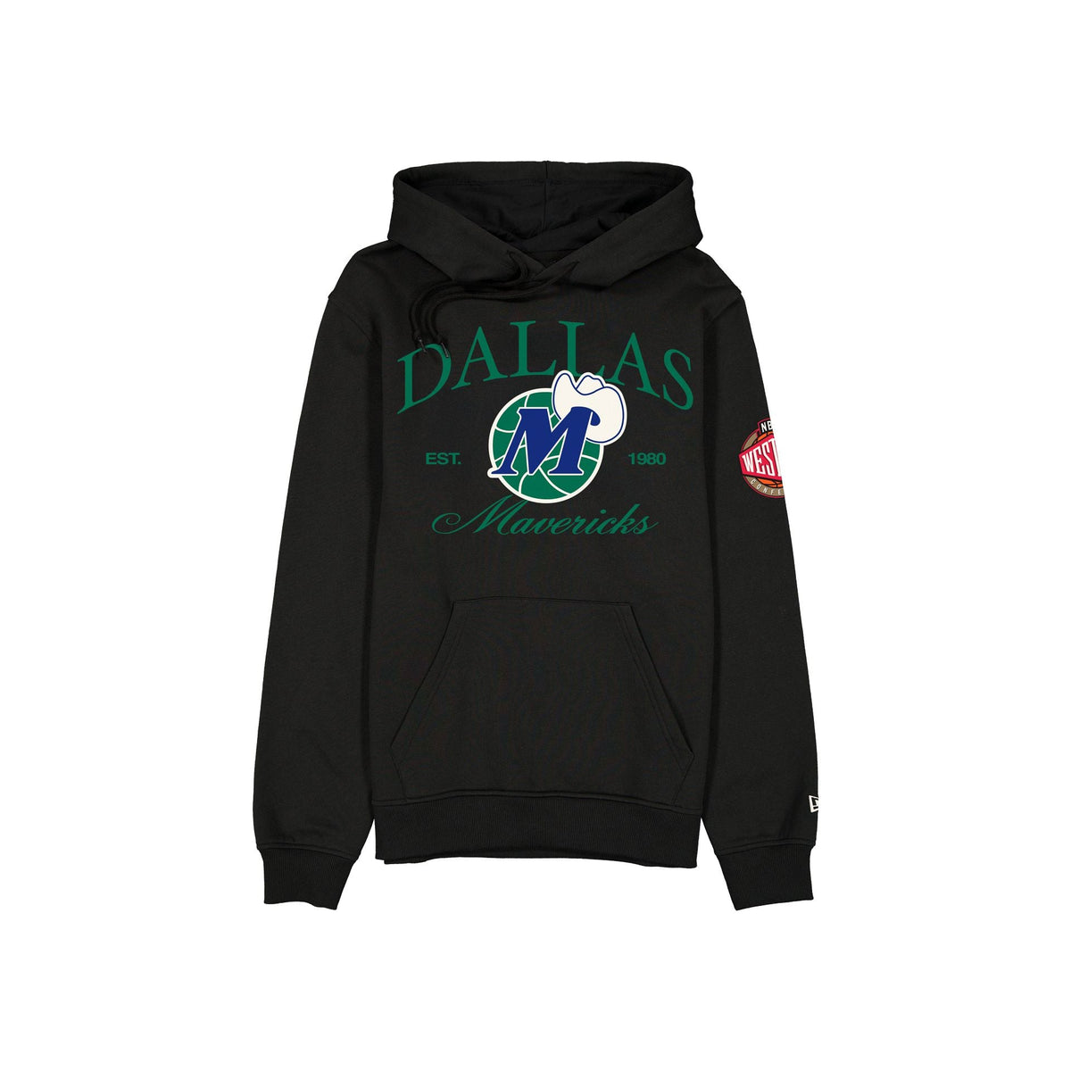 Dallas Mavericks 1980-2000Hardwood Classics Black Hoodie