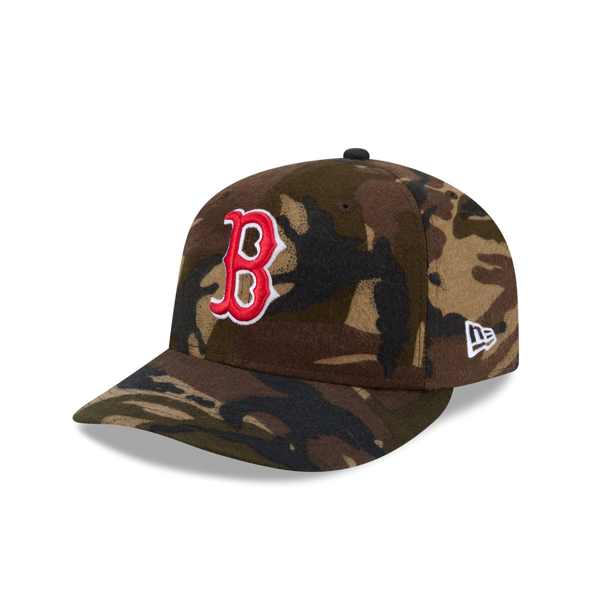 Boston Red Sox Three Looms Camo Pre-Curve 59FIFTY Fitted Hat