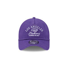 Los Angeles Lakers Stacked Rope 9FORTY A-Frame Snapback Hat