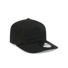 Chicago Bulls All Black Scripted 19TWENTY Adjustable Hat
