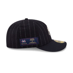 New York Yankees Pinstripe Merino & Cashmere Moon 59FIFTY Fitted Hat
