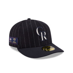 Colorado Rockies Pinstripe Merino & Cashmere Moon 59FIFTY Fitted Hat