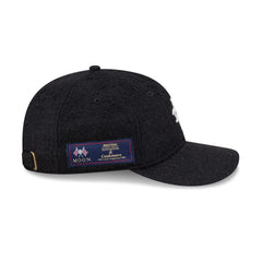 New York Mets Navy Merino & Cashmere Moon Retro Crown 9FIFTY Adjustable Hat