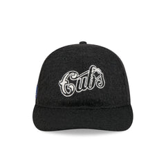 Chicago Cubs Navy Merino & Cashmere Moon Retro Crown 9FIFTY Adjustable Hat